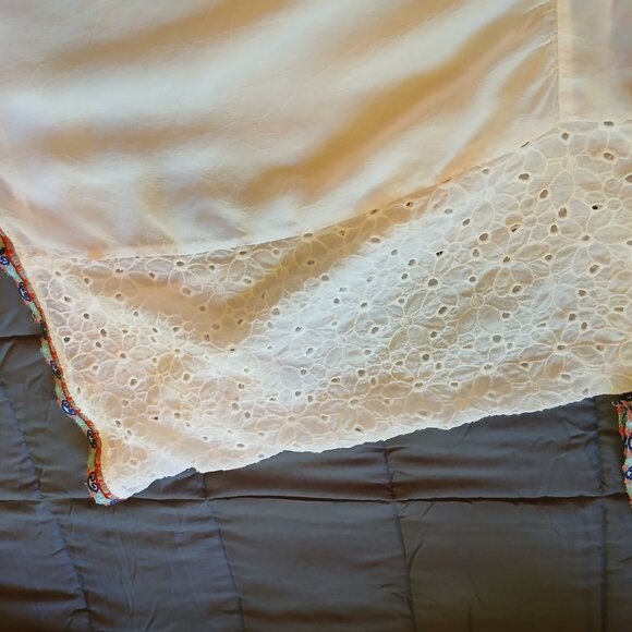 *Host Pick* Johnny Was Collection Petals Embroidered Eyelet Georgette Tunic, 2x - Picture 13 of 16